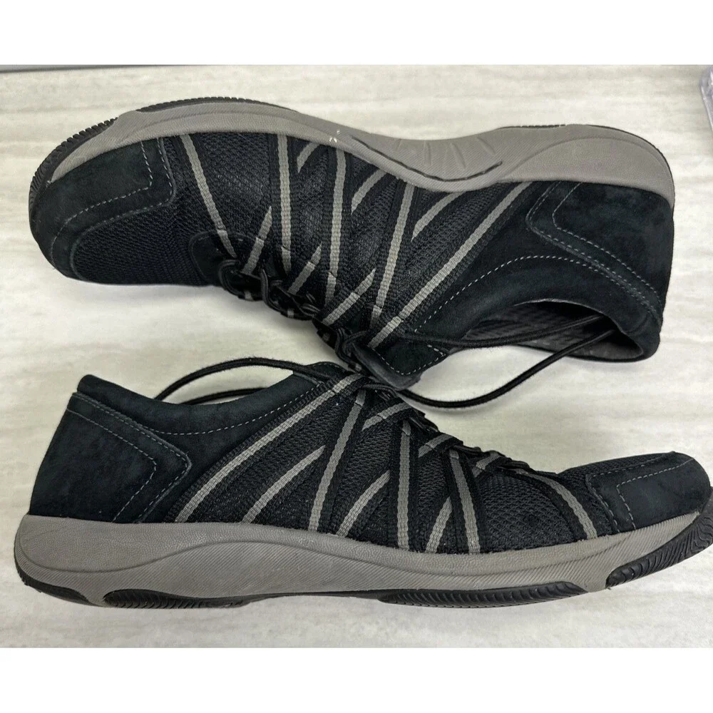 DANSKO Honor Sport Sneaker Women's Size 8.5-9 EUR 39 Black Leather Comfort Nurse - Picture 11 of 12